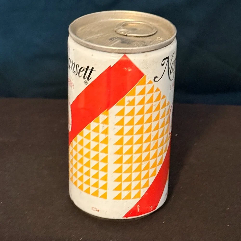 Narragansett Lager vintage Beer can